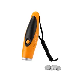 Electronic Whistle, Battery Operated Whistle Adjustable 3 Different Loud Ultrasonic Dog Training Whistle and Clicker