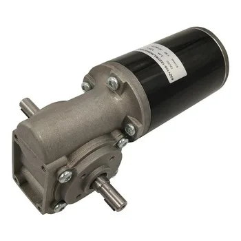 For Medical Device Dual Shaft Bronze Low Speed D63 12v/24v 24 Volt Motor High Torque Dc Worm Gear