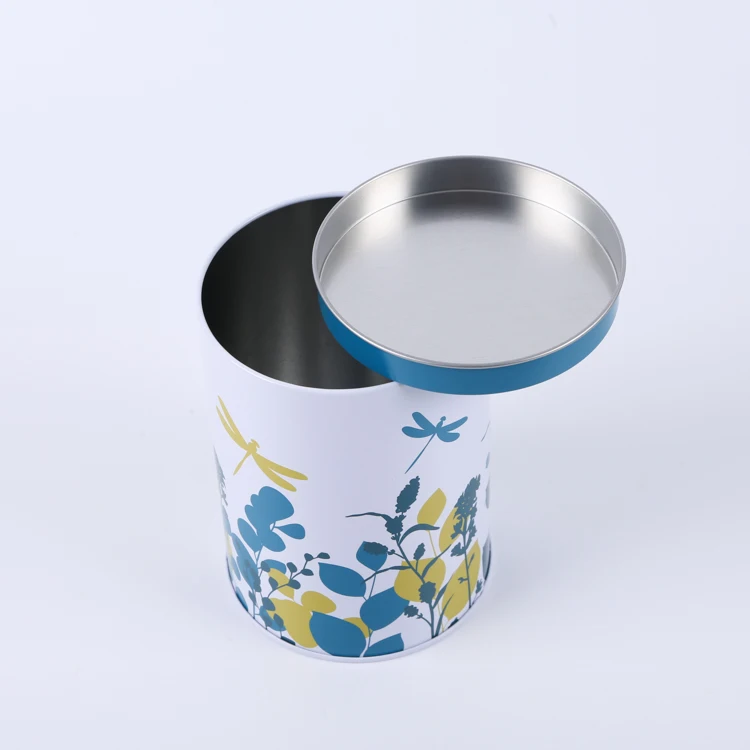 Factory cheap colourful metal tea sugar coffee tin box for package