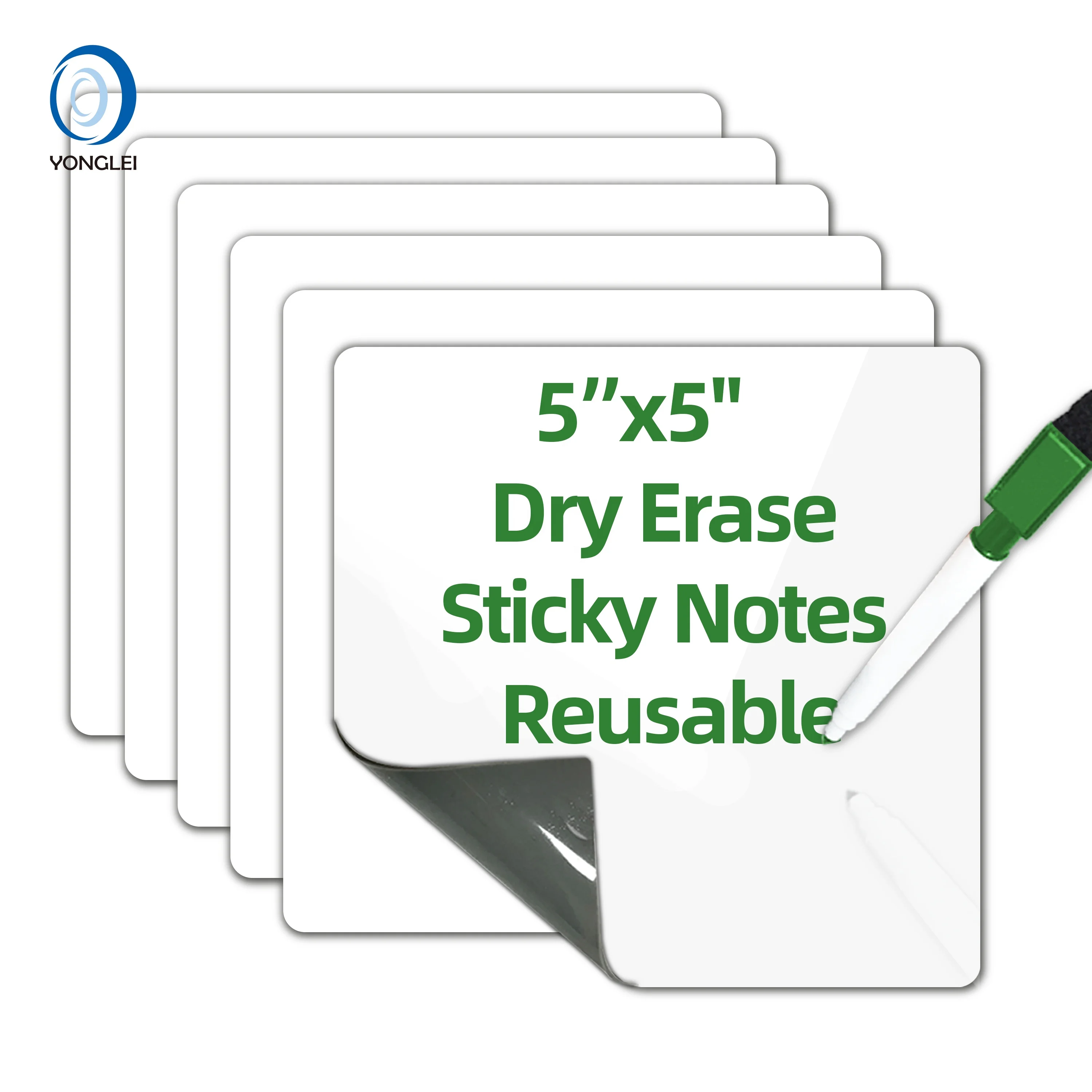 SN1.2-2 Yonglei nano reusable note boards erasable sticky notes whiteboard