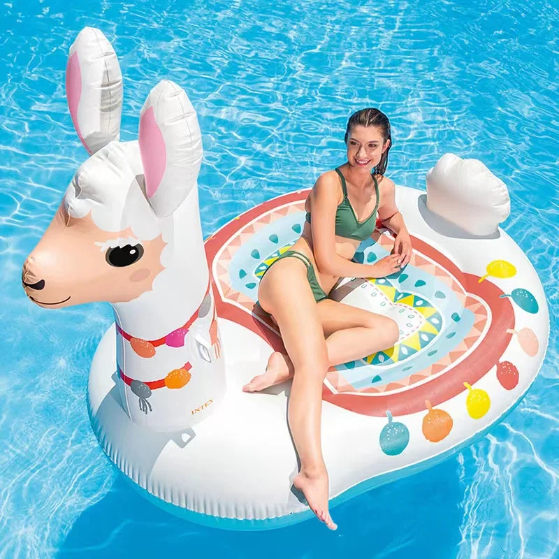 INTEX57250 Hot Peacock Sale Inflatable Boat Baby Swimming Boat Pvc Inflatable Children Swimming Float Boat Seat