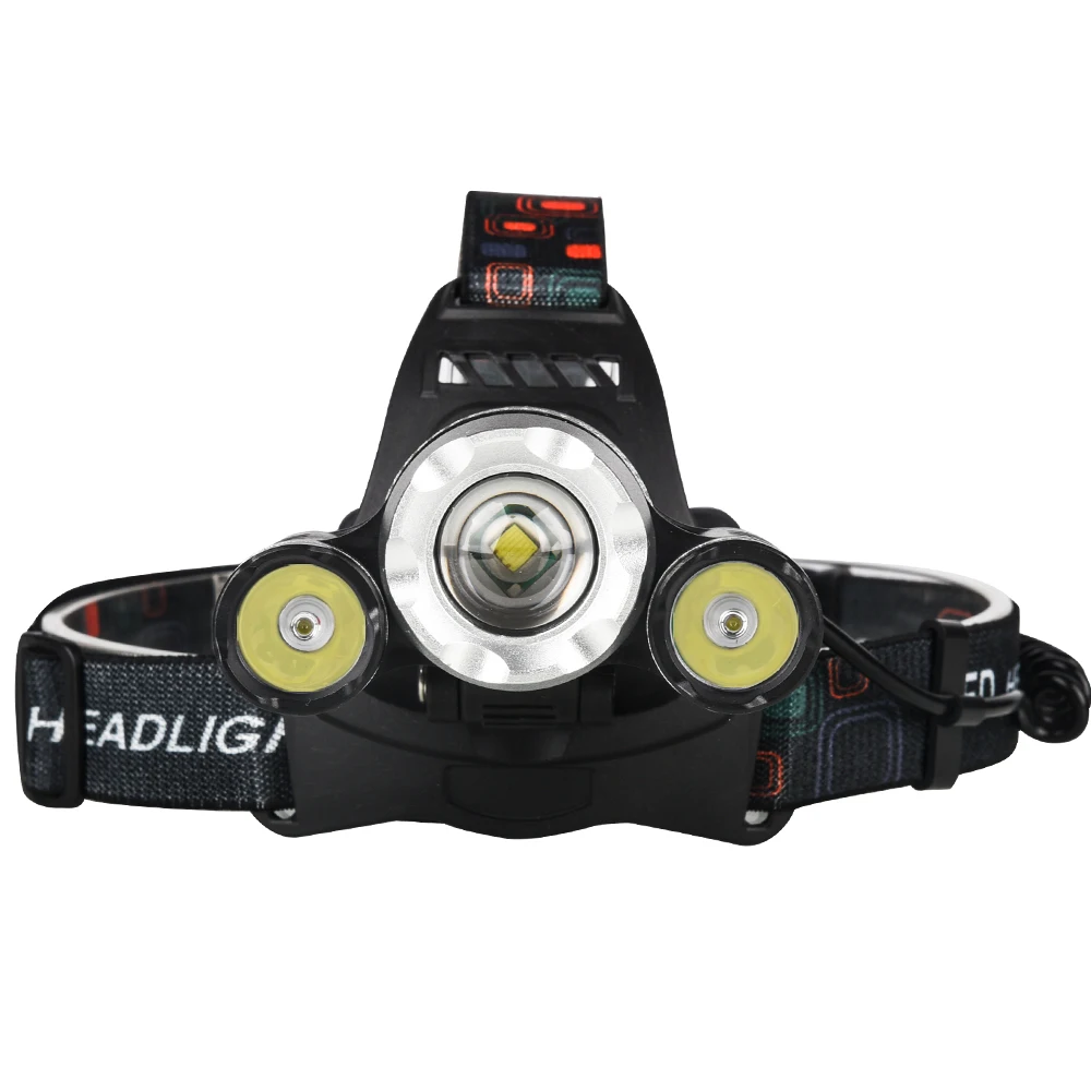 DAINING Zoom USB Rechargeable Head Lamp T6 18650  Waterproof Head Lamp Hunting Head Flashlight Headlamps