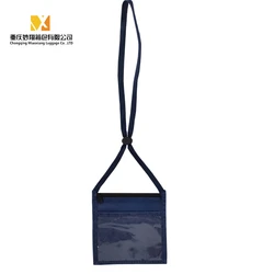 Fashion Black and Red Recycled PVC Pouch Passport Card ID Card Holder Business Card Fashion,passport Wallets Bags OEM & ODM