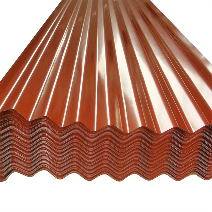 Galvanized corrugated steel roofing sheet