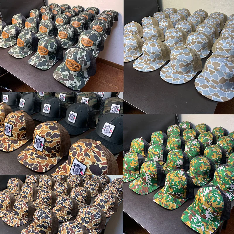 Оптовая продажа шляпа Gorras с вышивкой шляпы Richardson нашивками на 935 простые камуфляжные 112 шапки для Дальнобойщика