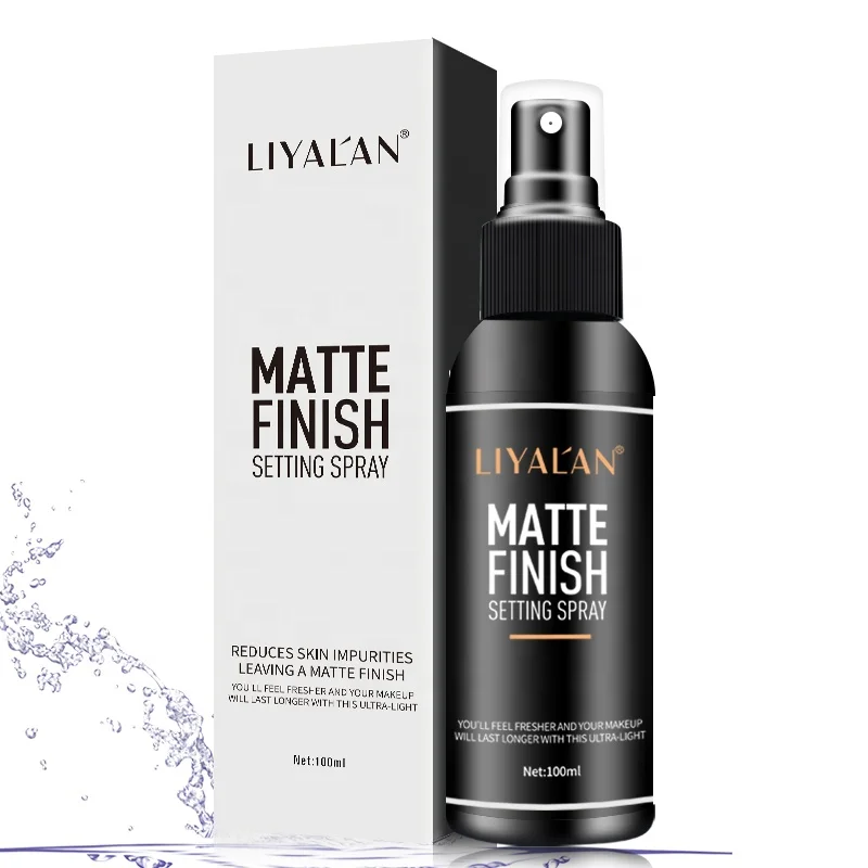 LIYALAN Private Label All Natural Skin Hydrating Face Primer Makeup Matte Setting Spray Mist