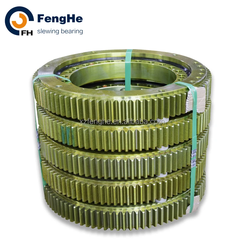 Cross-Roller Slewing Ring Bearing with External Gears