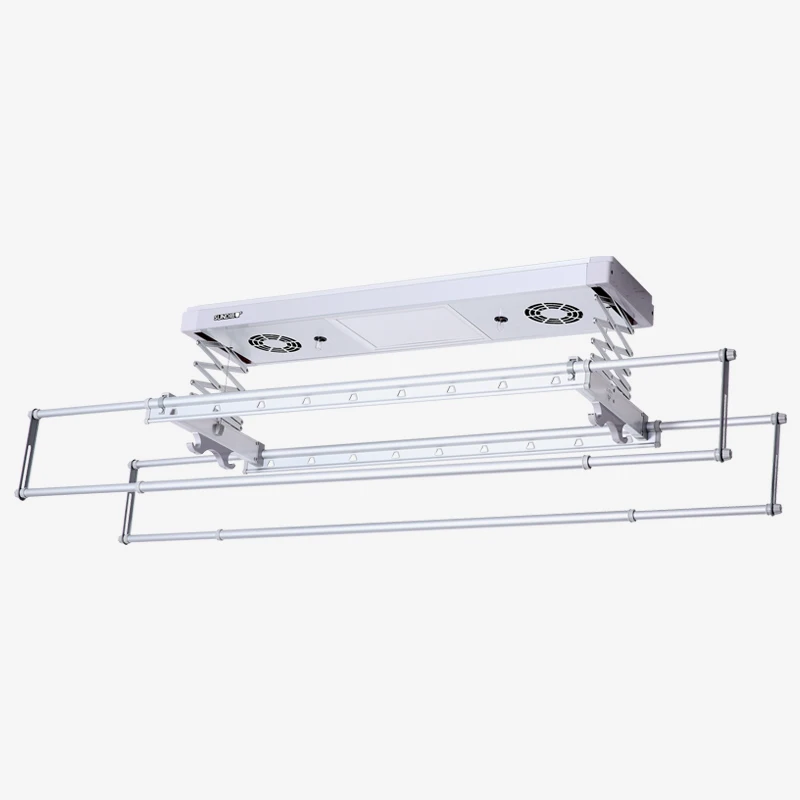 
2020 HOT SALE Quality assurance balcony aluminium LED lights Automatic smart Electric home clothes drying rack hanger machine 