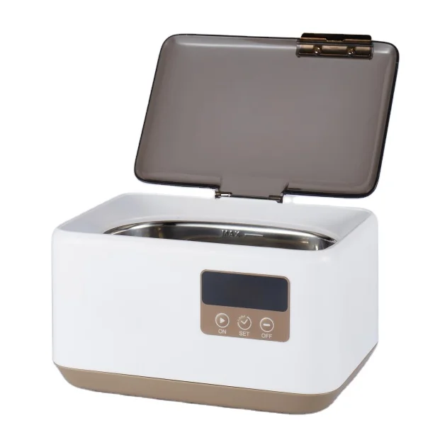 New 0.6l mini glasses watch washing machine small ultrasonic bath for denture False Teeth Aligner Retainer jewelry sonic Cleaner