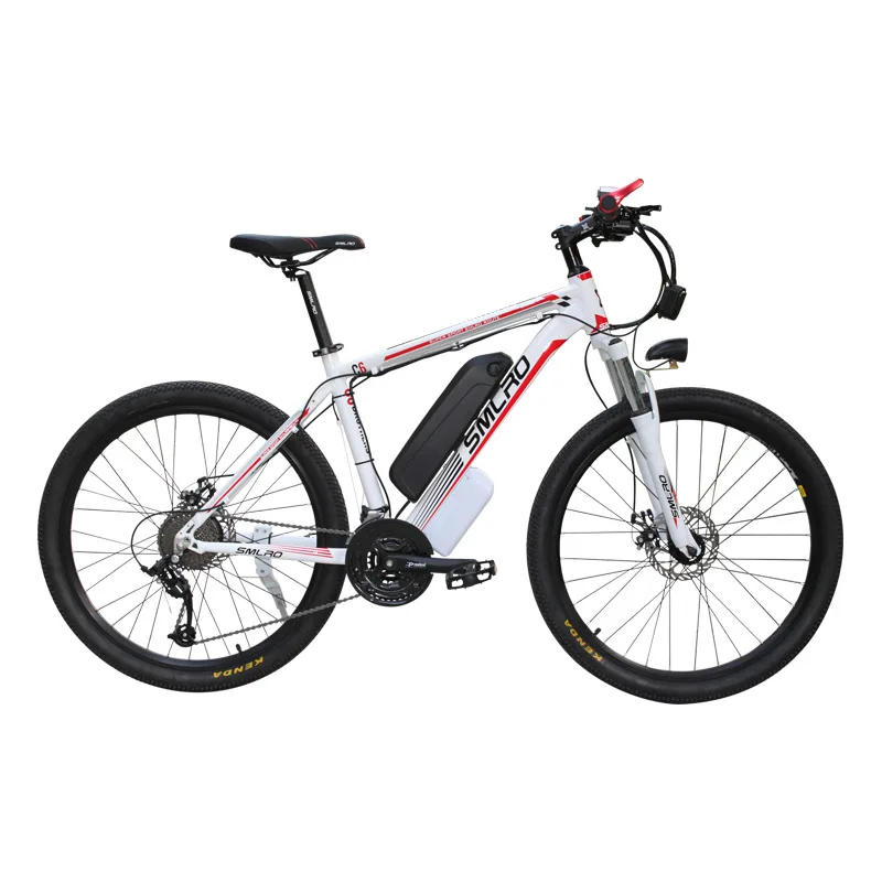 High Quality Electric Mountain Bike Fitness And Entertainment 24Inch 13Ah With Led Lights Brand New Electric Hybrid Bike