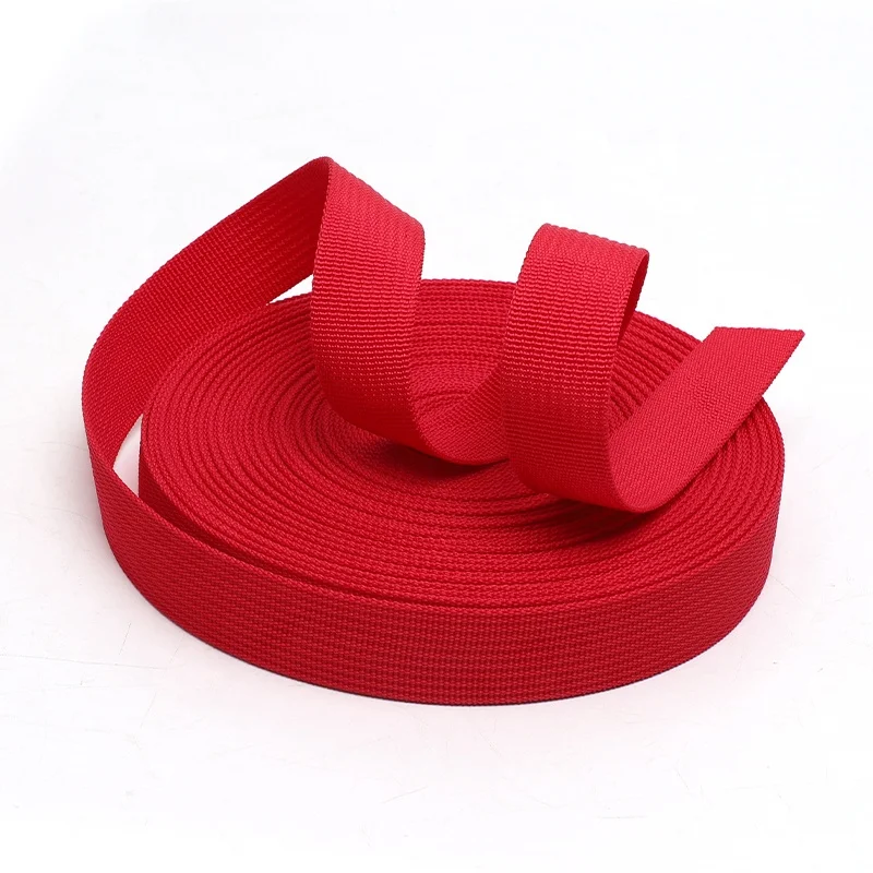 Factory sale pitted pattern 25mm 38mm 50mm PP woven webbing strap for bag