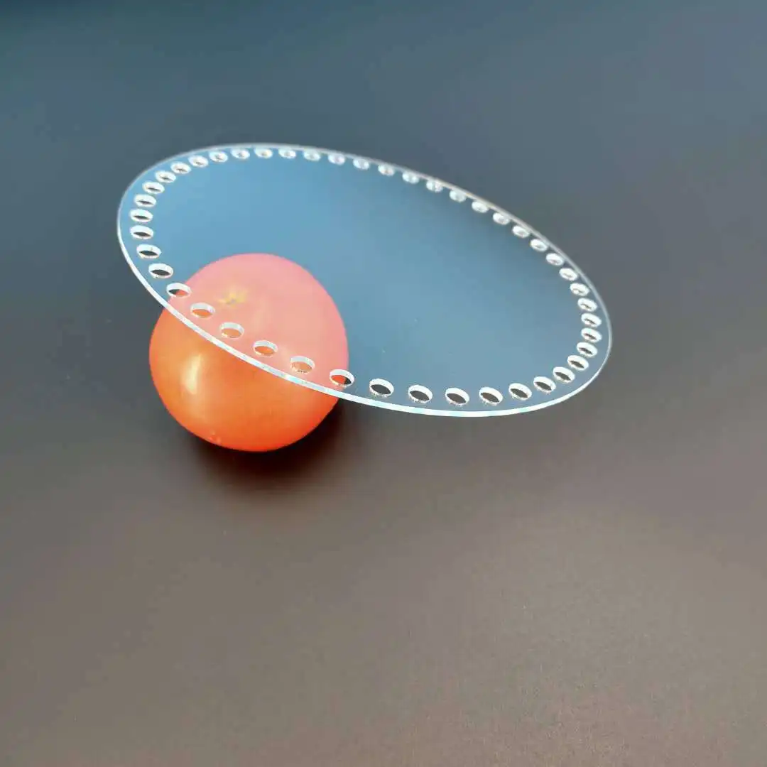 Acrylic Bottom Bags for DIY Basket Weaving Supplies Craft Creation Home Decoration