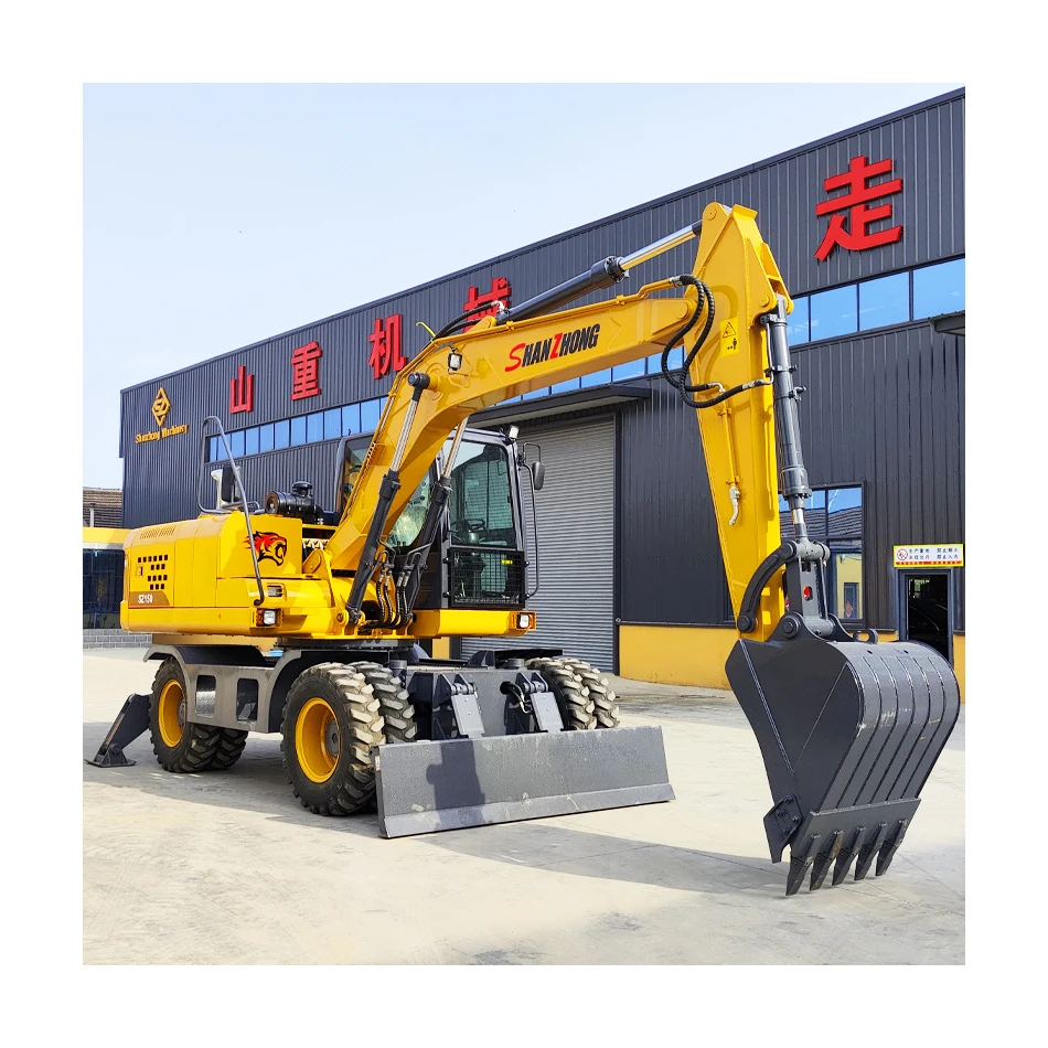 Инженерная техника Shanzhong бренд SZL150 13-15Tons Hengte гидравлический колесный экскаватор с CE