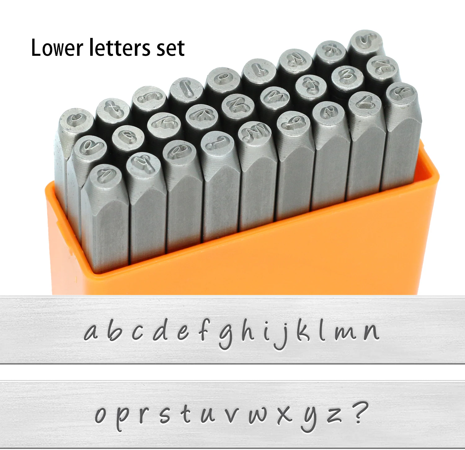 3mm Upper Case Jewelry Stamping Tools kit Punch Set with Letters Numbers Hand making Tool for Jewelry