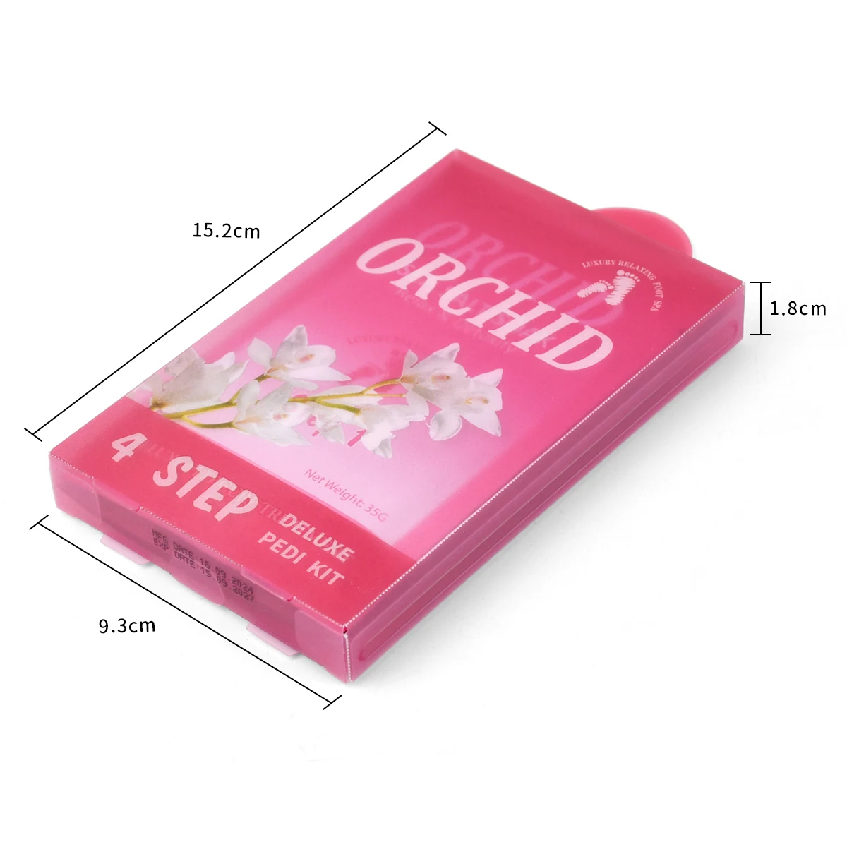 4 Step Foot Peeling Skin Care Jelly Pedicure Kit Foot Scrub Soak Herbal Spa Pedicur Products Pedicure Kit In Box 4 In 1