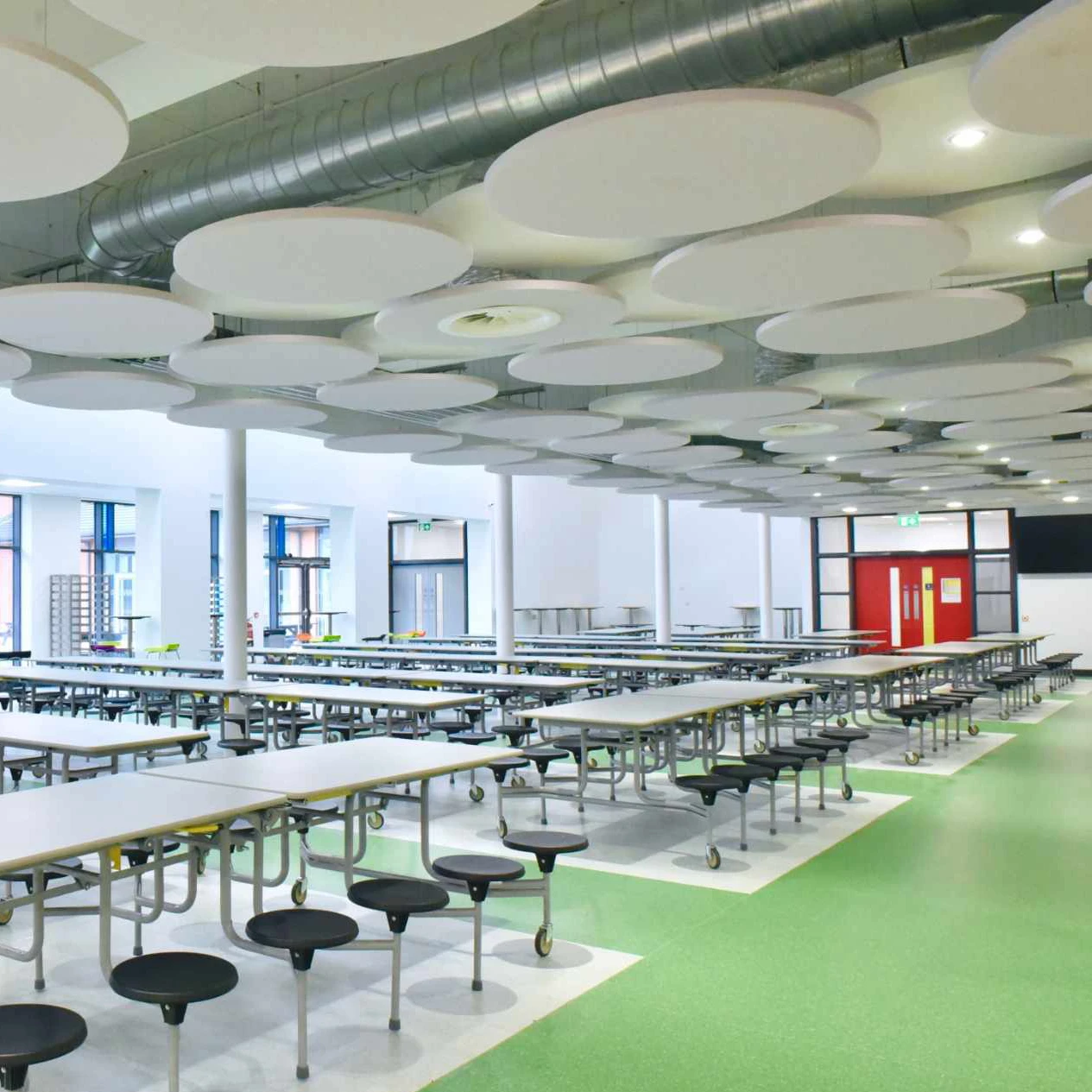 Decorative and Recyclable Fireproof Ceiling Panels Polyester Fiber Acoustic Baffle Sound Proof Wall