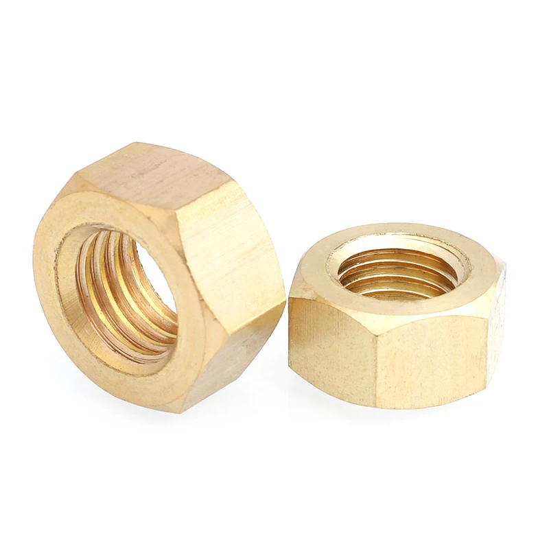 High quality low price brass hexagon nuts
