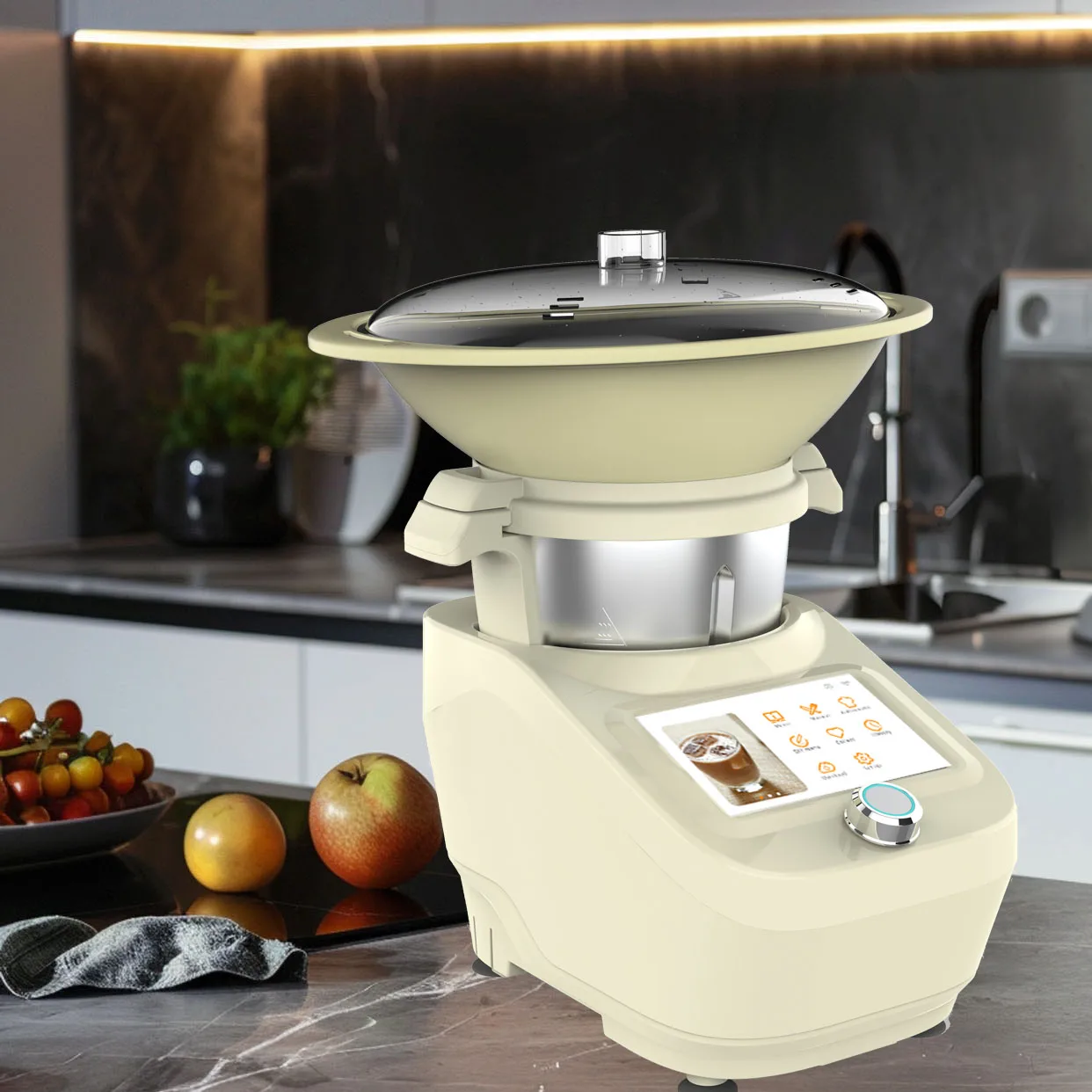 High-Tech Kitchen Gadget Smart Home Appliance Effortless Cooking