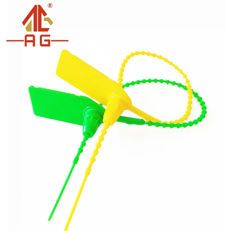 AG-Z025 Airtight Seal Plastic Bag Plastic Seal Plastic Beaded Disposable Tamper Seals