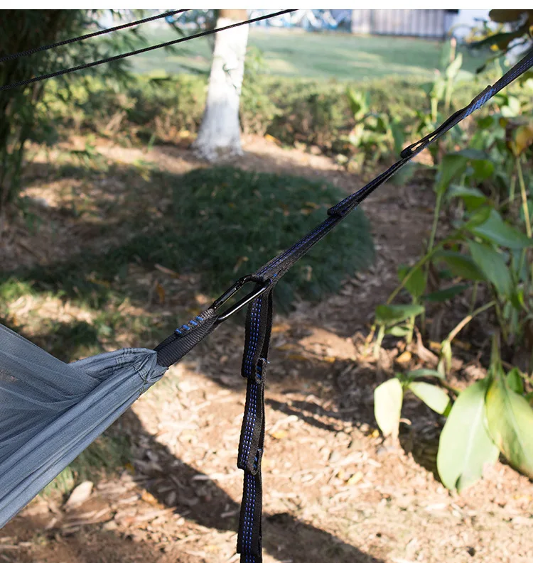A Pair of Hammock Strap Tie the Hammock Adjustable Hammock Outdoor Polyester Strap for Outdoor Sport & Camping
