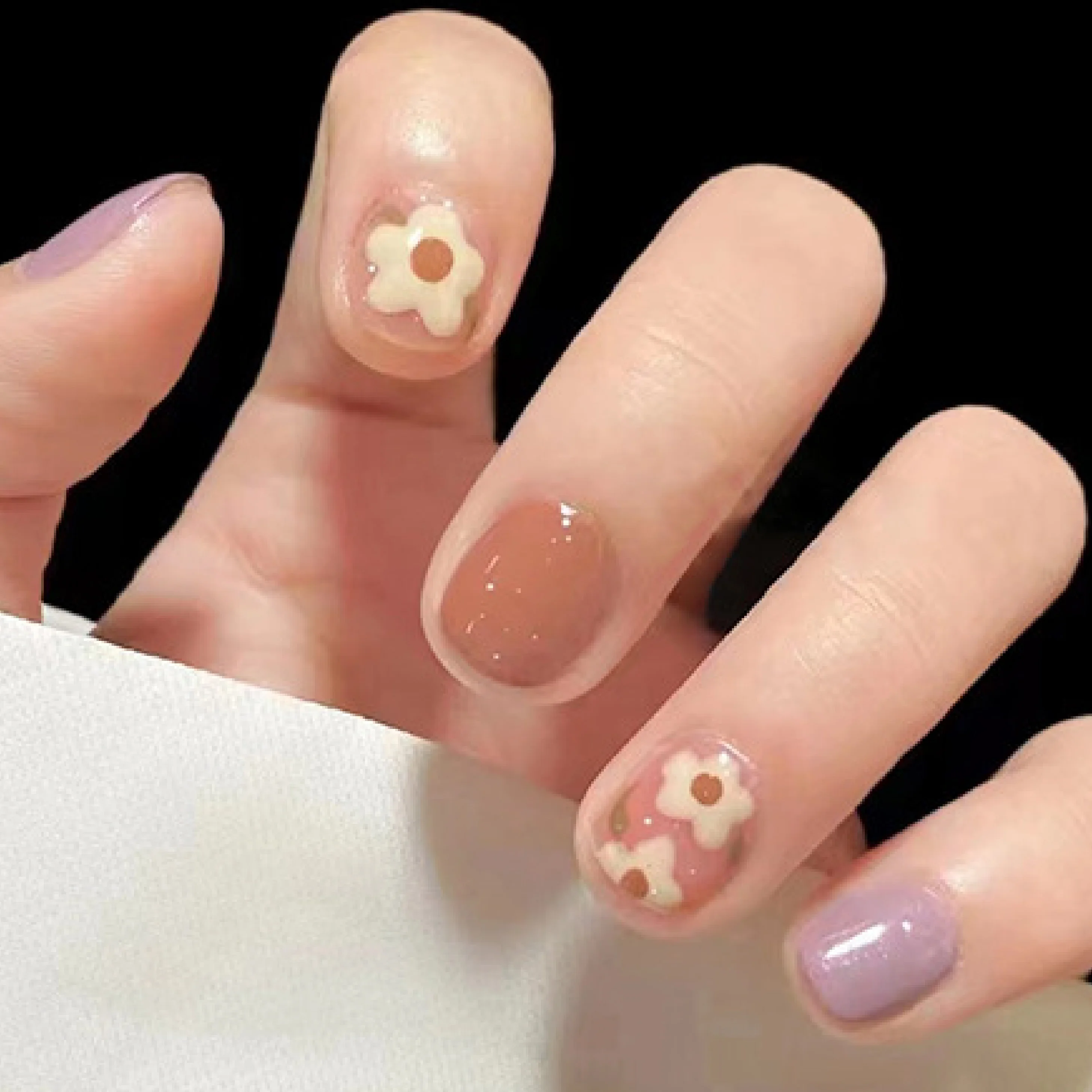 Capsule ongle transparent nails set press on capsule ongle xxl press on nails