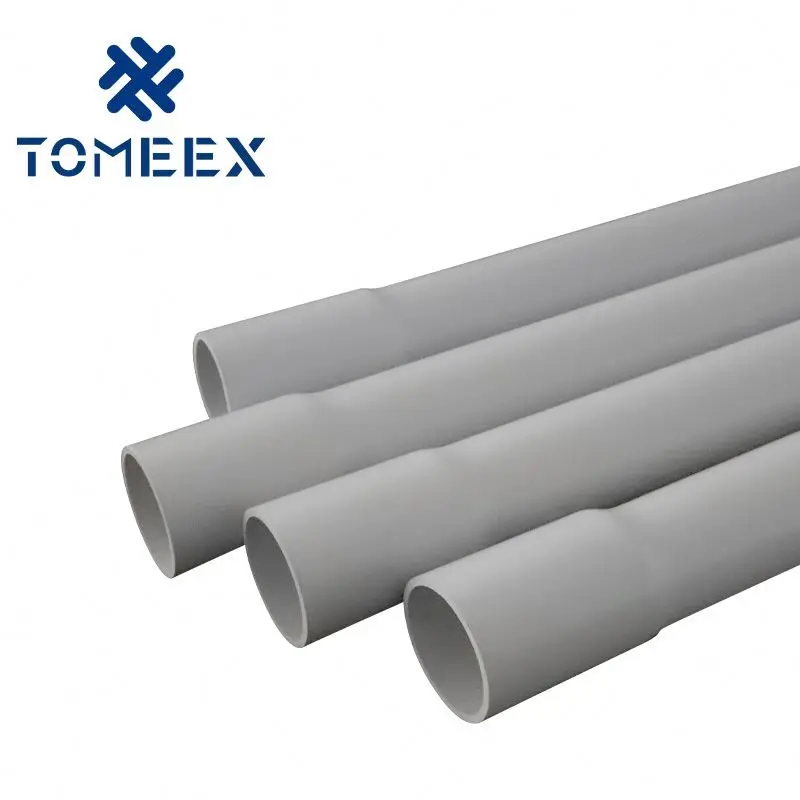 electrical PVC PIPE Flexible Bulk And Fittings Schedule 40 20mm Pvc Conduit Electrical Pipe