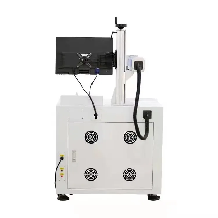 Laser marking machine fiber for metal nameplate stainless steel lettering plastic coding jewelry engraving machine