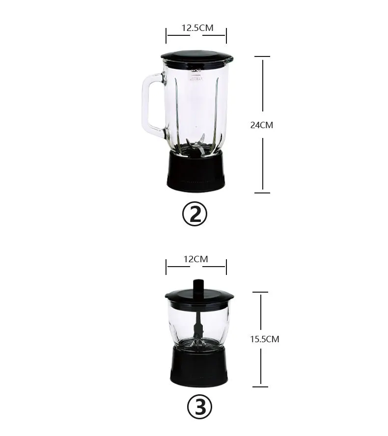Fresh Juicer Blender 4in1 Juicers and Blender New SK-629 High Quality Household Fully Automatic 2.3L Electric Plastic Rv Parts