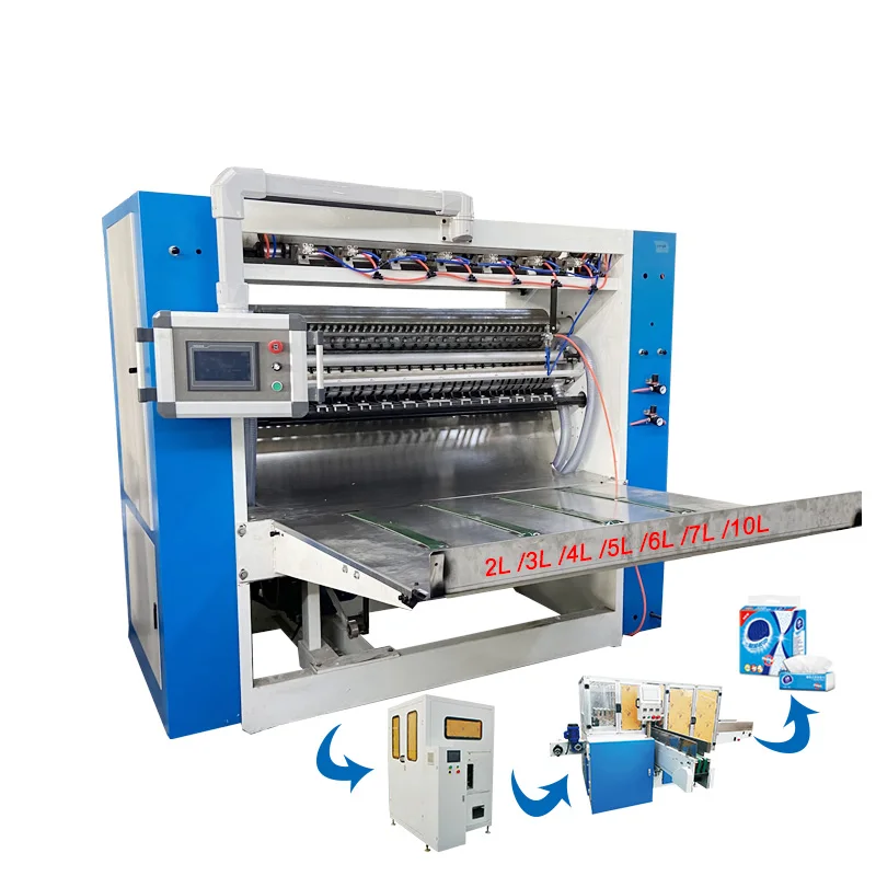 Factory supply price full automatic facial tissue printing manufacturing machine
