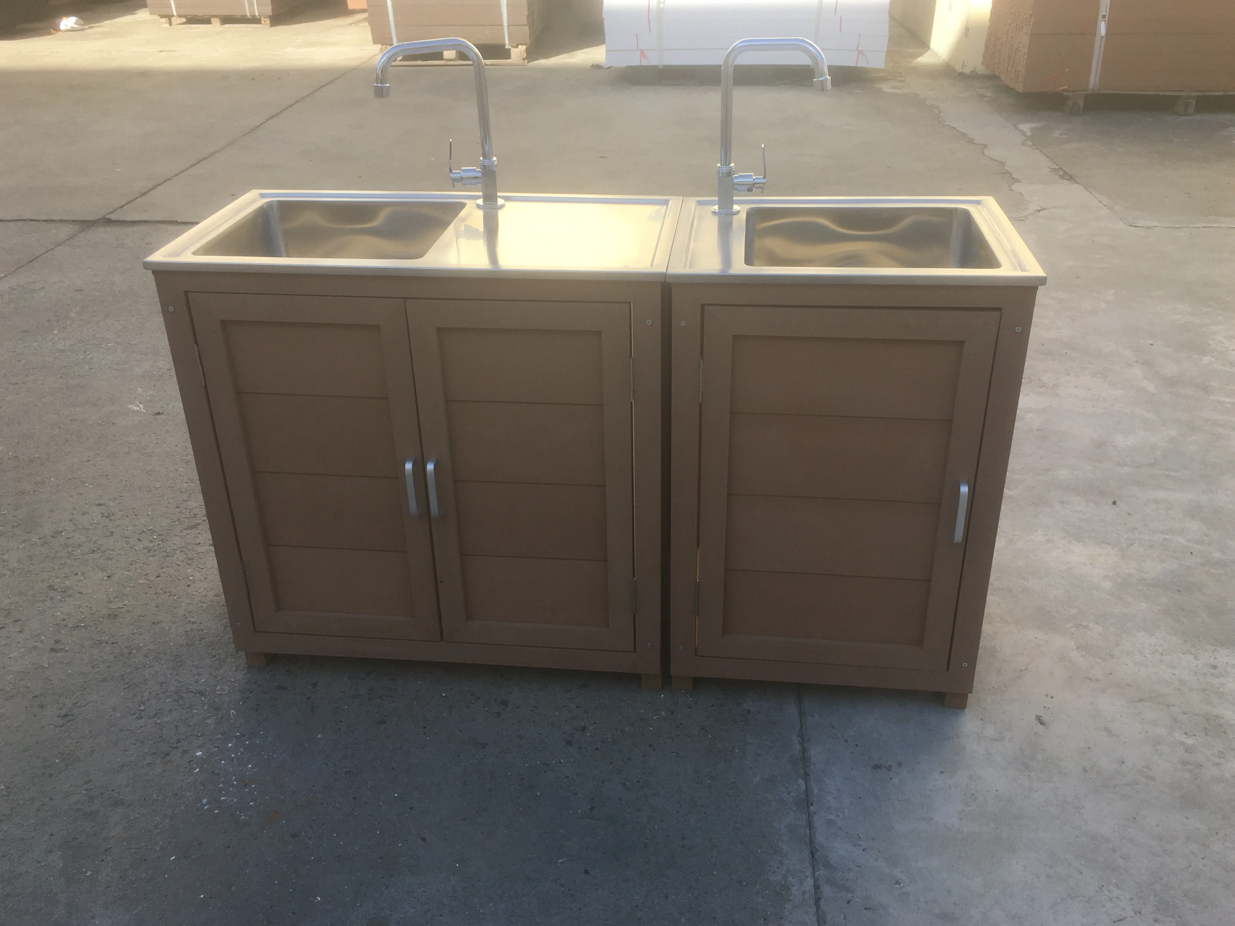 Villa Garden Balcony Outdoor Floor Integrated Wash Basin