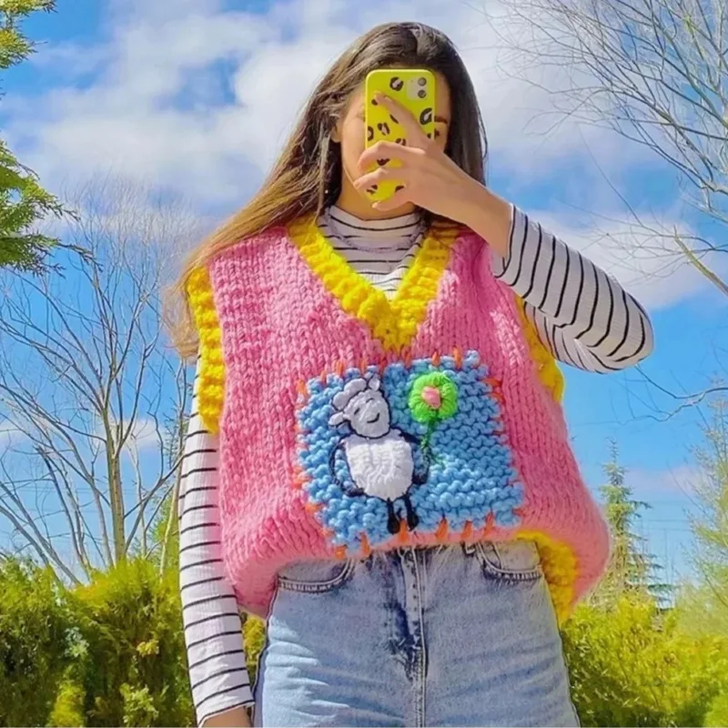 Factory direct sales 4mm icelandic wool icelandic coarse yarn hand knitting vest sweater scarf wool yarn