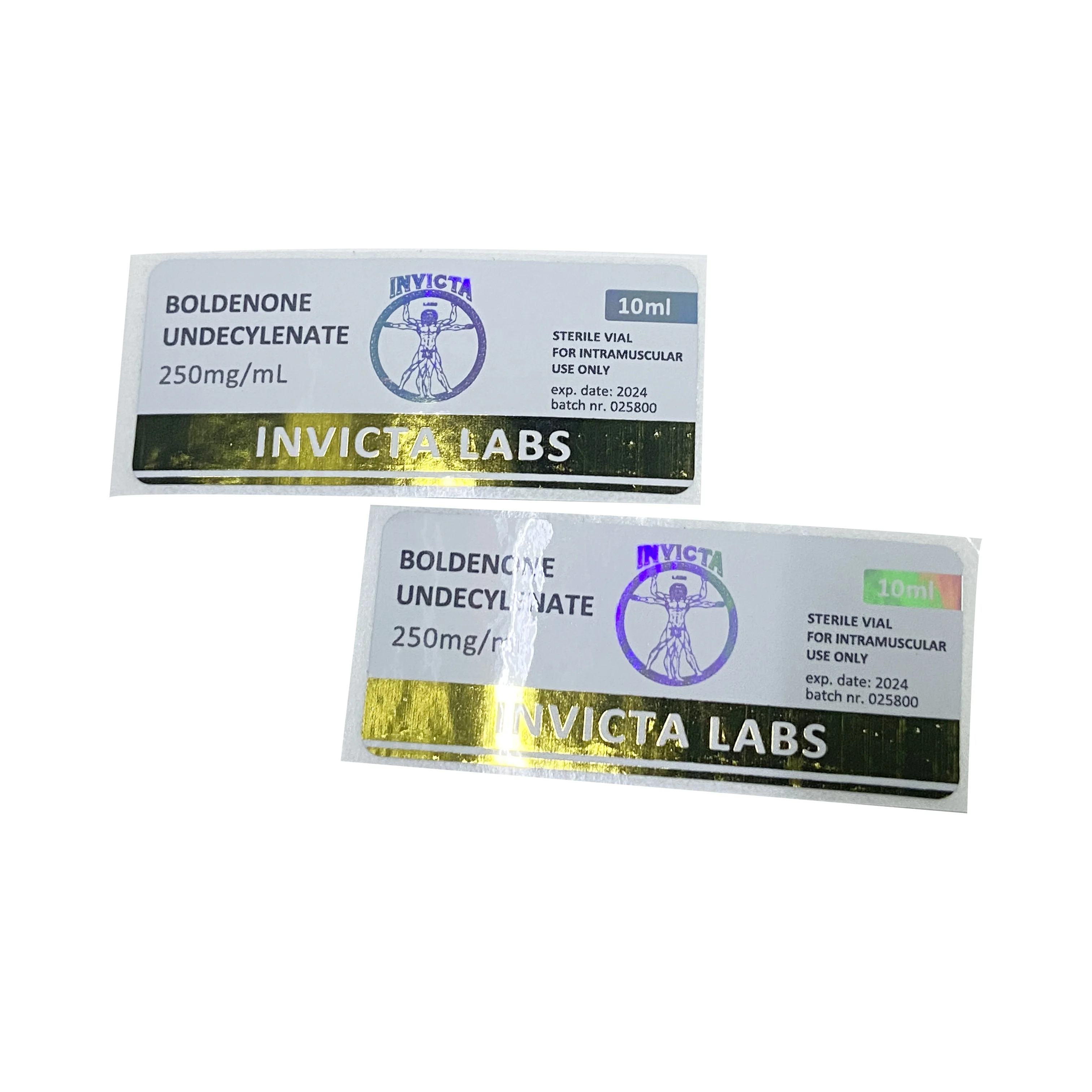 Vial Label Sticker Injection For Bodybuilding Steroid