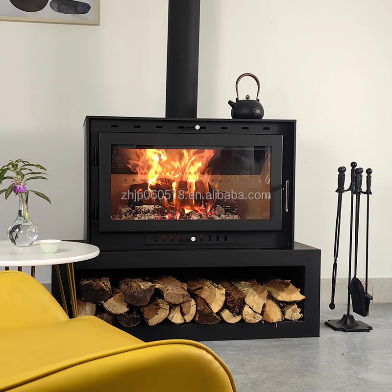 Domestic Indoor Wood stove Wood Burn Stove Water Heat Exchange Heating Furnace Wood Burning Fireplace