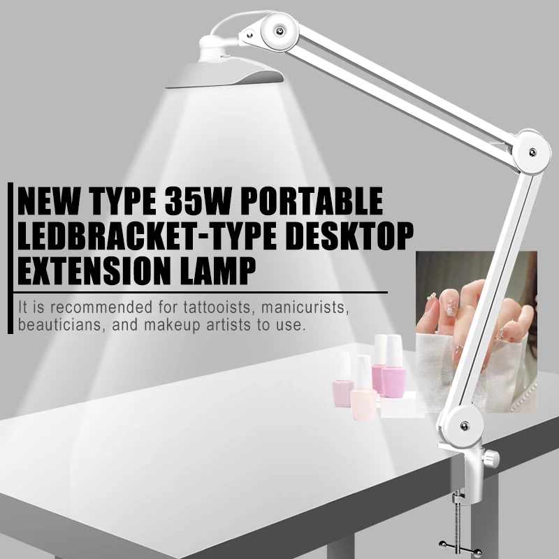 2028 AT-TL-028 Supplier Beauty Dimmable Foldable 6500K Desk Led Manicure Lamp Table Lamps for Nails