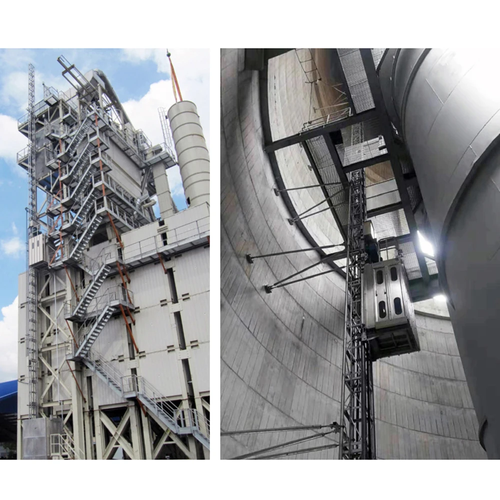 ZK Mini construction elevator with compact structure industrial hoist with CE and EAC certificate