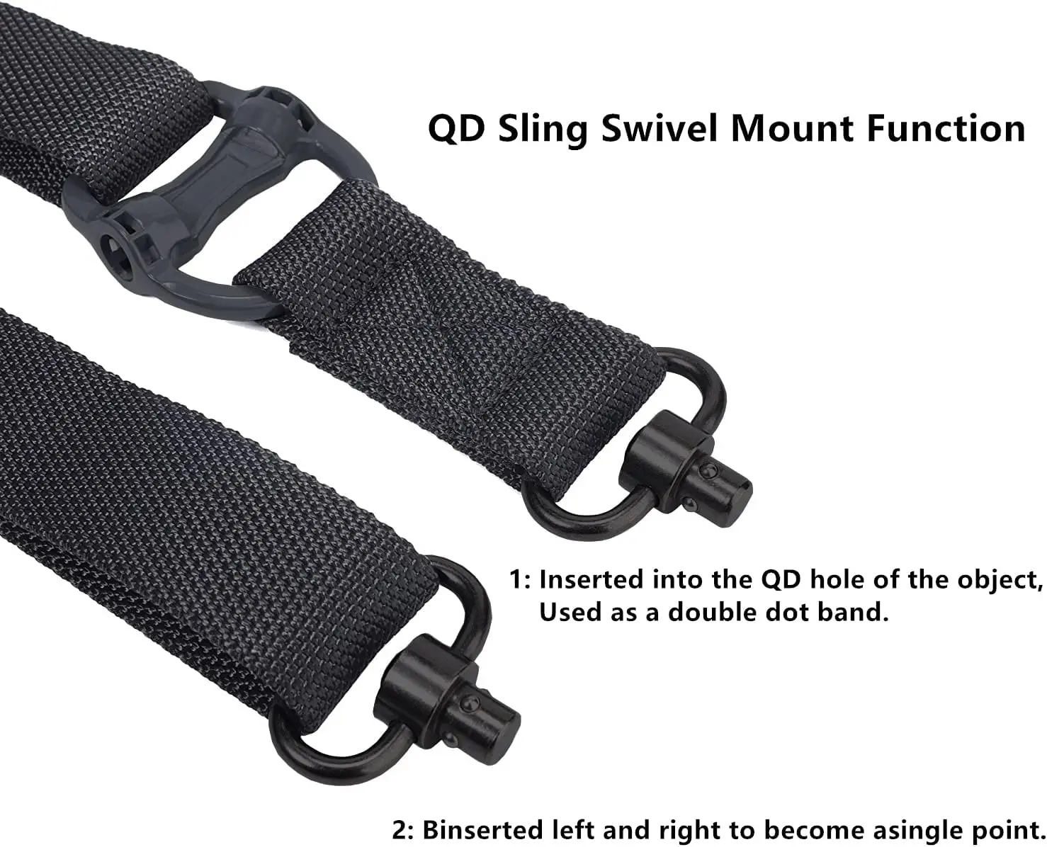 Two Point Sling and Attachments Mounts Adjustable Length Tactical Slings Gun Accessories  sling
