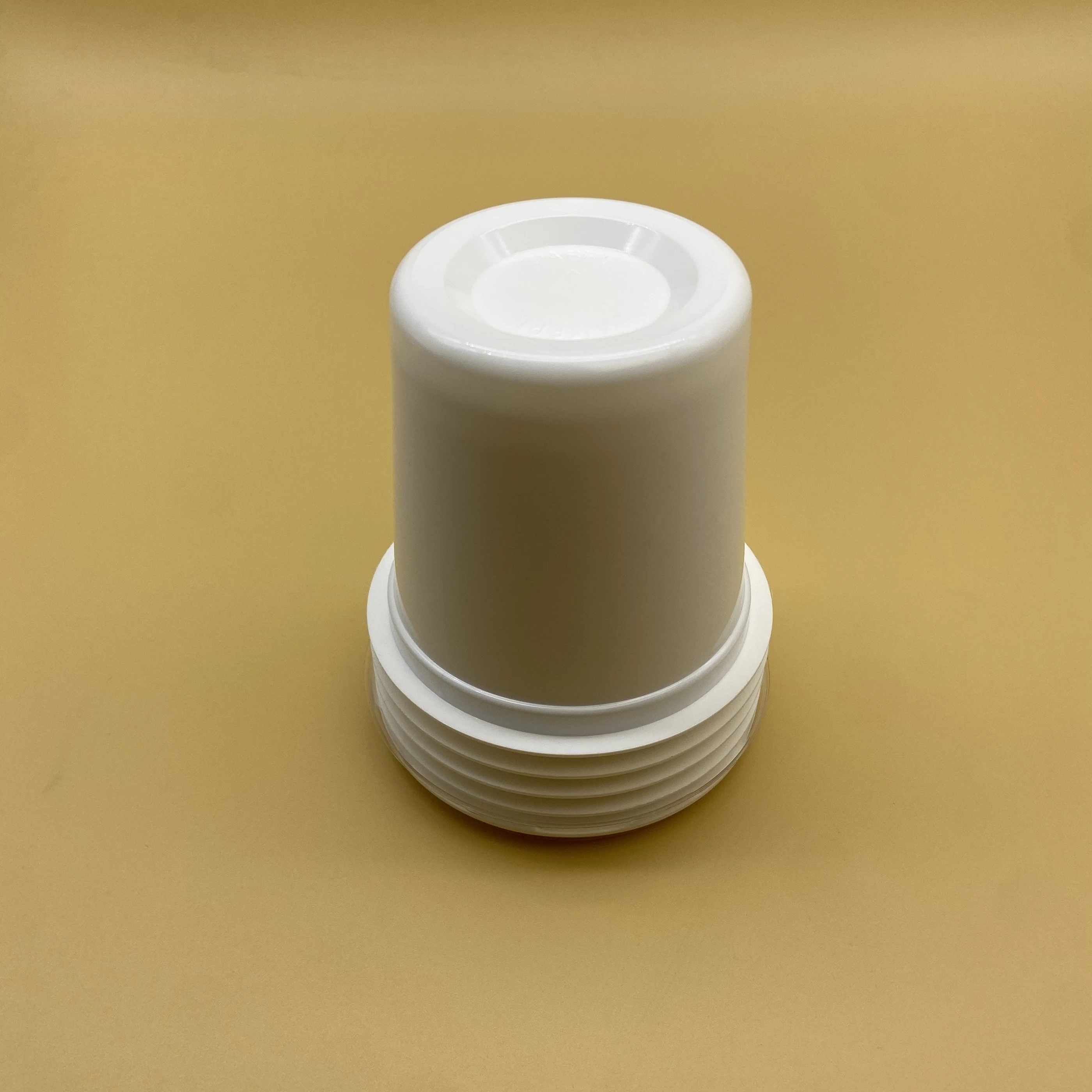 Sulide Eco Friendly 280ml 10 oz Disposable PP Plastico Yogurt Plastics Packaging White Cup Custom Plastic with PET Lids