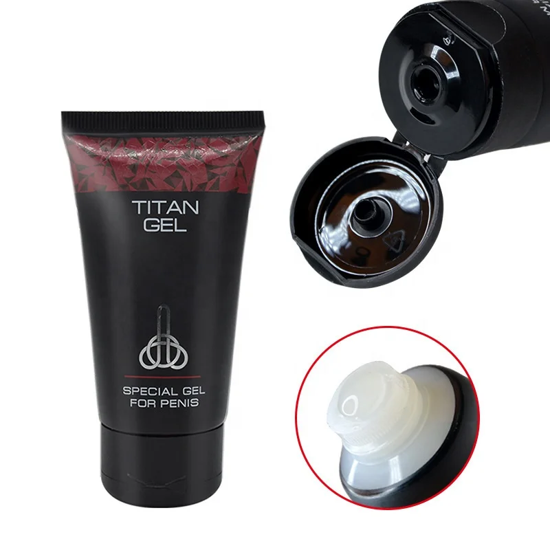 Original Russia Titan Gel Adult Products Penis Massage Enlargement Cream Premature Ejaculation White Tube Titan Gel