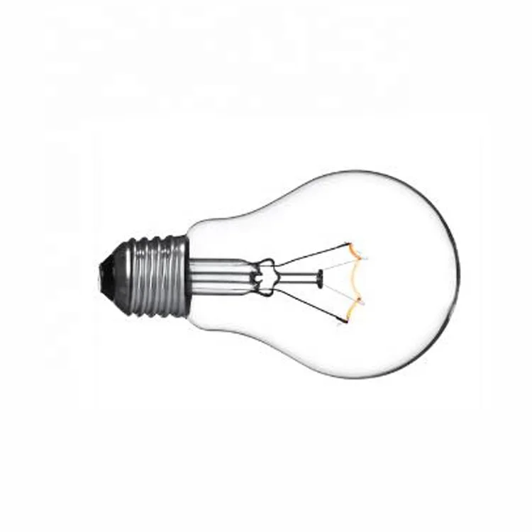 A55 A60 a19 e27 tungsten filament bulb 110V 220V frosted light bulbs lamps incandescent