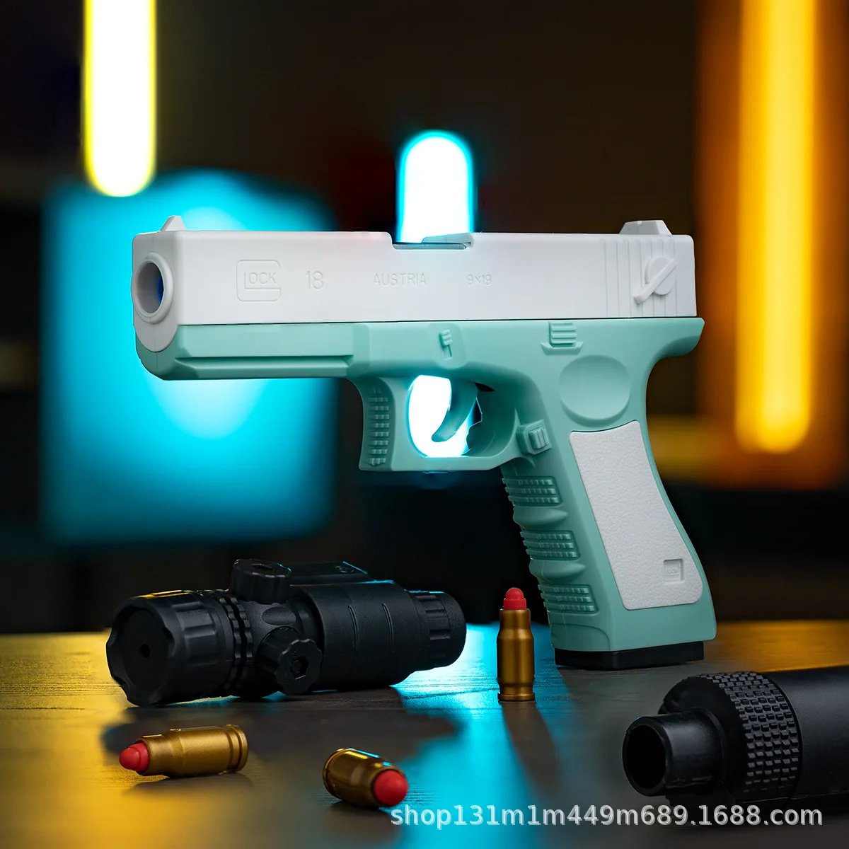 Hot selling G18 Soft Bullet Toy Gun Soft Bullet Pistol with Shell Ejection Pistol Toys Foam Blaster for Kids