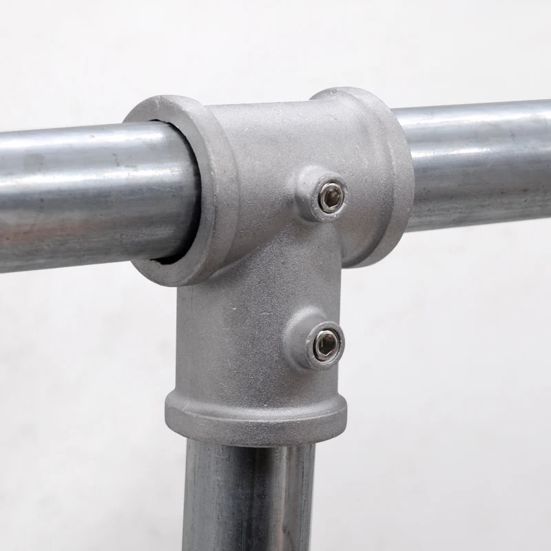 Metal tube fittings round silver chroming 90 degree elbow outer joint connector aluminium pipe joints