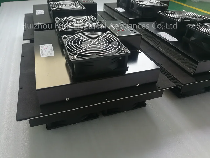 Space-to-space efficient and efficient cooling and heating thermoelectric components