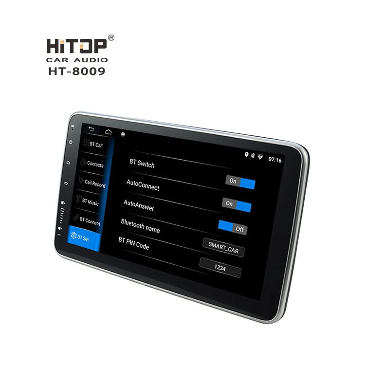  Универсальный 9 дюймов сенсорный экран Wifi USB GPS Android автомобильный радиоприемник 2
