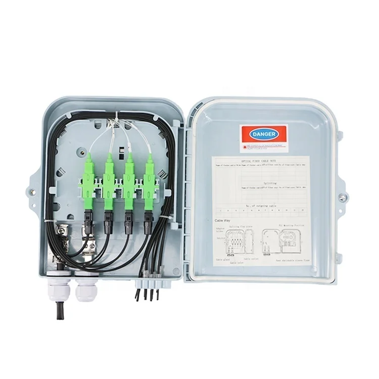 8 портов ftth pc abs odp волоконная распределительная