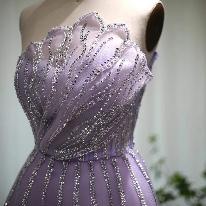 LSCZ34-2 Top Quality New Lace Evening Dress Women Prints Embroider Formal Party Gown