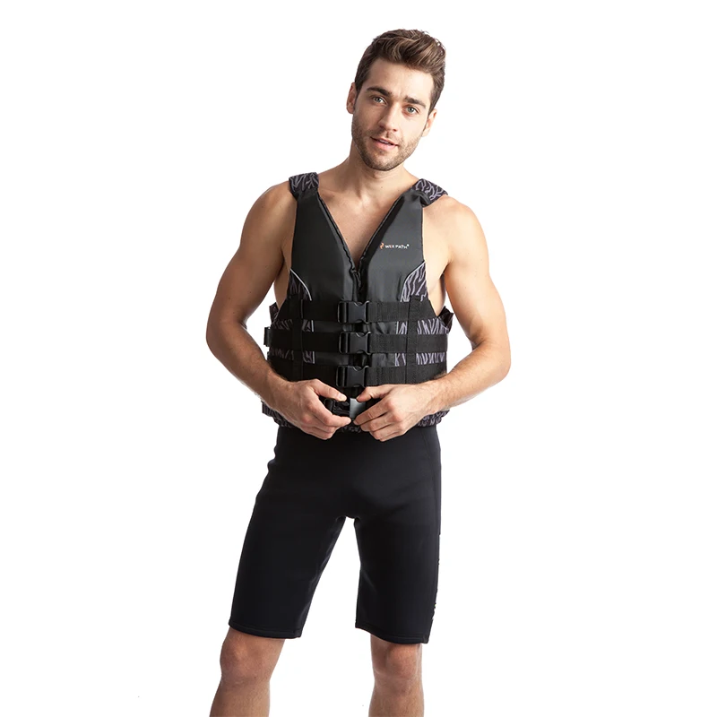 Adult Environmental protection EPE Pearl Cotton Life Jacket for Man and Woman Neoprene Swim Vest 3004