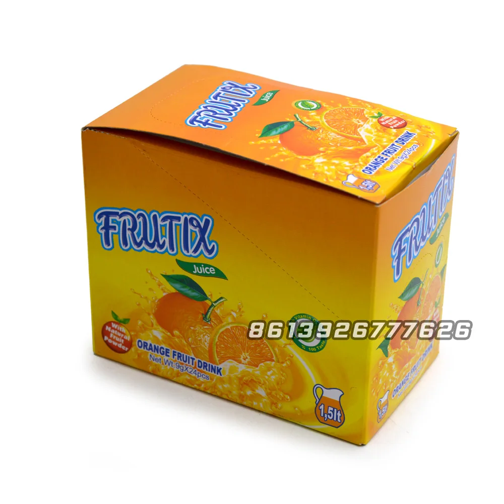 10g FRUTIX orange flavor instant juice powder