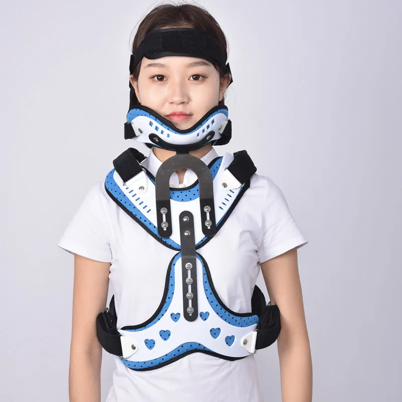 Rehabilitation products Adjustable head-neck-thoracic fixation orthopedic device for adults