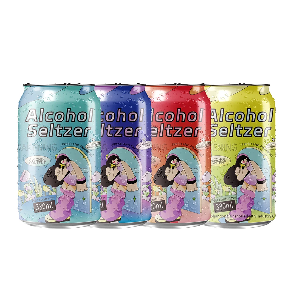 Оптовая продажа Новое поступление 330 мл * 24 консервированная фруктовая водка предварительно смешанный игристый коктейль слабоалкогольный поставщик твердых напитков