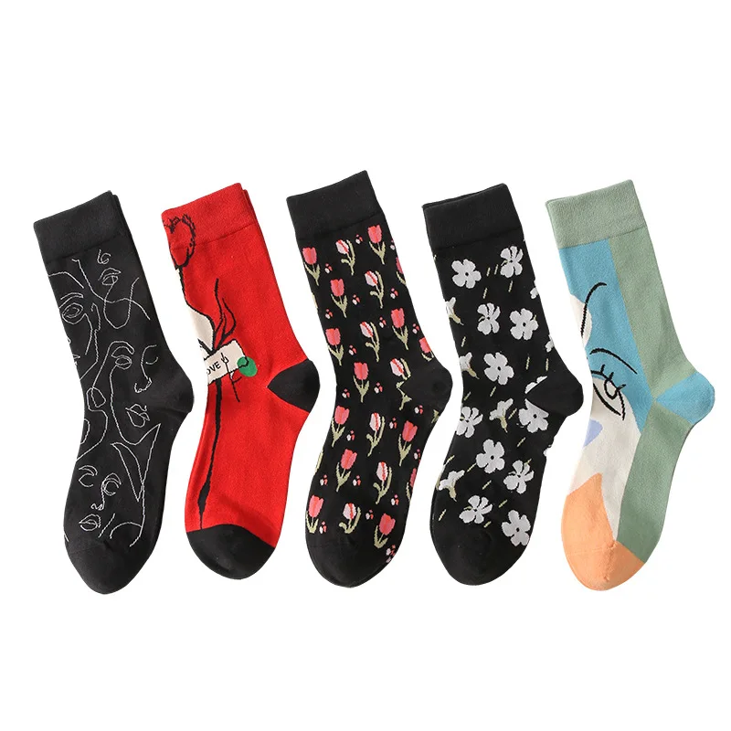 Wholesale Good Price Support Custom Color Pattern Size Colorful Women Crew socks